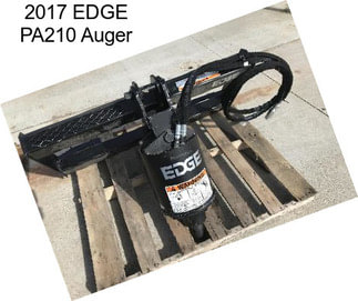 2017 EDGE PA210 Auger