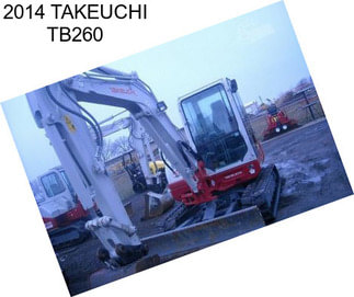 2014 TAKEUCHI TB260