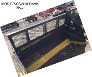 MDS SP-SSW10 Snow Plow