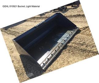 GEHL 810921 Bucket, Light Material