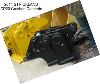 2014 STRICKLAND CP20 Crusher, Concrete