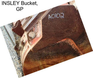 INSLEY Bucket, GP