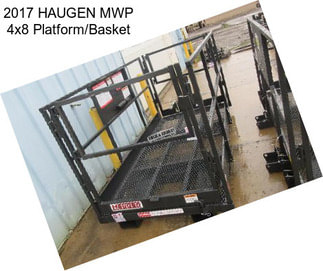 2017 HAUGEN MWP 4x8 Platform/Basket