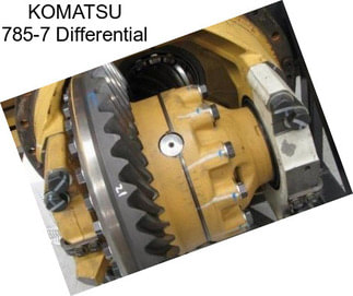 KOMATSU 785-7 Differential