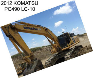 2012 KOMATSU PC490 LC-10