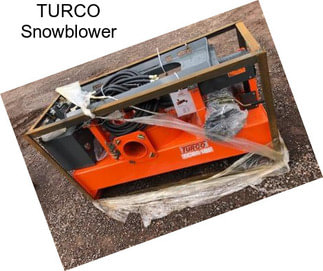 TURCO Snowblower