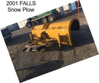 2001 FALLS Snow Plow