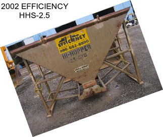 2002 EFFICIENCY HHS-2.5