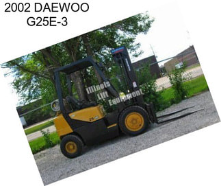 2002 DAEWOO G25E-3