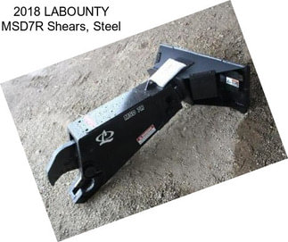 2018 LABOUNTY MSD7R Shears, Steel