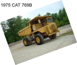 1975 CAT 769B