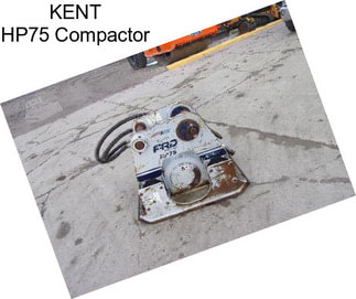 KENT HP75 Compactor