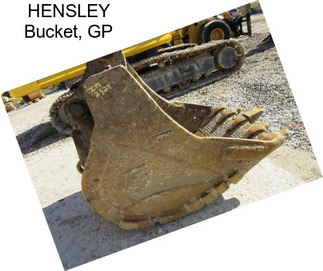 HENSLEY Bucket, GP