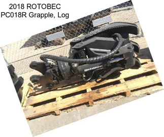 2018 ROTOBEC PC018R Grapple, Log