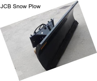 JCB Snow Plow