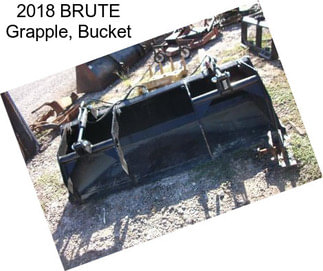 2018 BRUTE Grapple, Bucket