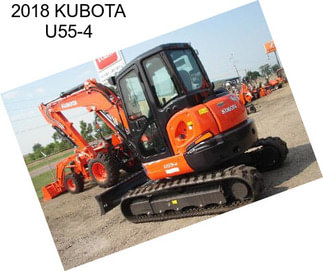 2018 KUBOTA U55-4