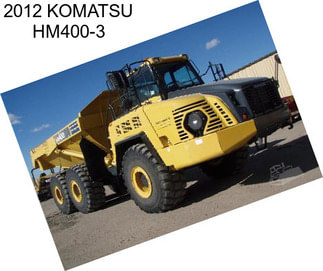 2012 KOMATSU HM400-3