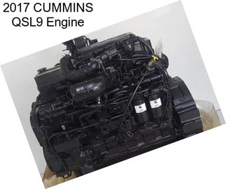 2017 CUMMINS QSL9 Engine