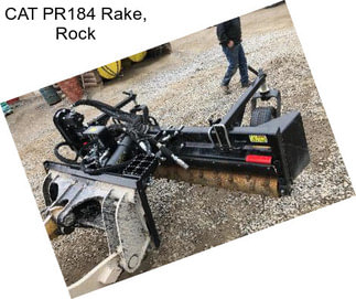 CAT PR184 Rake, Rock