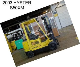 2003 HYSTER S50XM