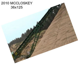 2010 MCCLOSKEY 36x125