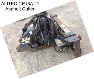 ALITEC CP18ATD Asphalt Cutter