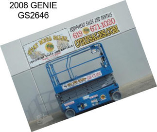 2008 GENIE GS2646