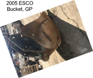 2005 ESCO Bucket, GP