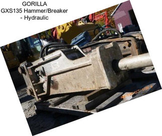 GORILLA GXS135 Hammer/Breaker - Hydraulic