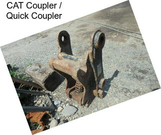 CAT Coupler / Quick Coupler