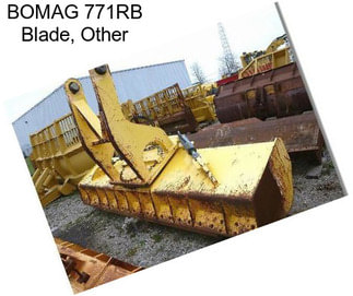 BOMAG 771RB Blade, Other