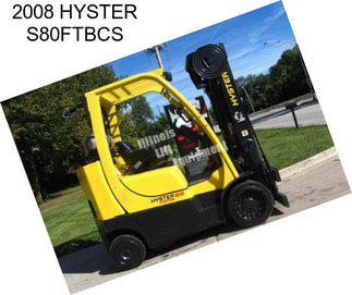 2008 HYSTER S80FTBCS