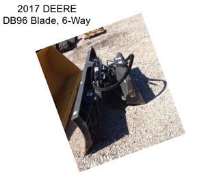 2017 DEERE DB96 Blade, 6-Way