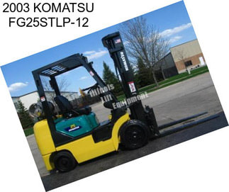 2003 KOMATSU FG25STLP-12