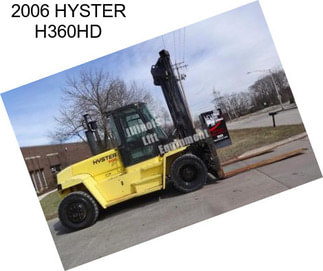 2006 HYSTER H360HD