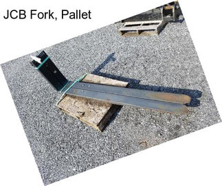 JCB Fork, Pallet