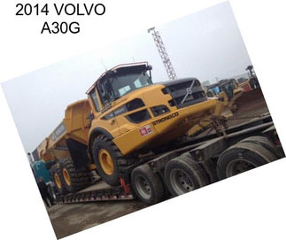 2014 VOLVO A30G