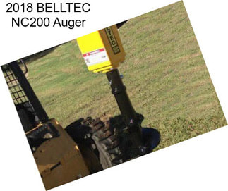 2018 BELLTEC NC200 Auger