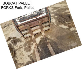 BOBCAT PALLET FORKS Fork, Pallet