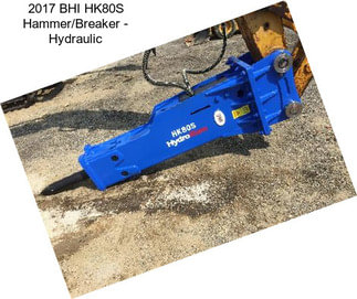 2017 BHI HK80S Hammer/Breaker - Hydraulic