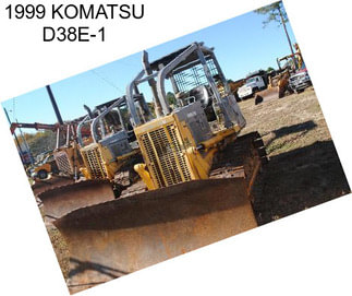 1999 KOMATSU D38E-1