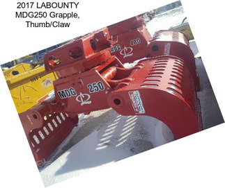 2017 LABOUNTY MDG250 Grapple, Thumb/Claw