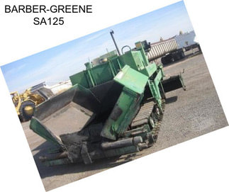 BARBER-GREENE SA125