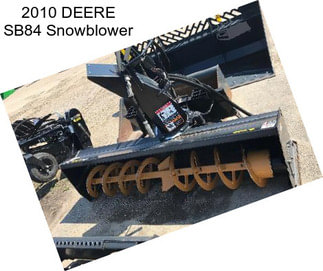 2010 DEERE SB84 Snowblower