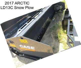 2017 ARCTIC LD13C Snow Plow