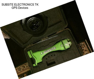 SUBSITE ELECTRONICS TK GPS Devices