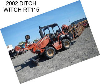 2002 DITCH WITCH RT115