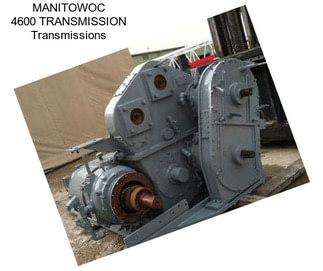 MANITOWOC 4600 TRANSMISSION Transmissions