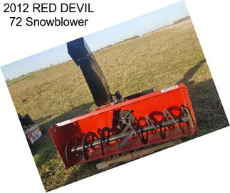 2012 RED DEVIL 72\